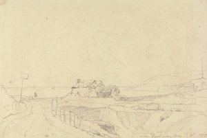 Tæt på Sandown Bay, Isle of Wight af Capt. Thomas Hastings