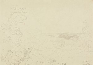 I nærheden af Swainstone, Isle of Wight, august 1829 af Capt. Thomas Hastings