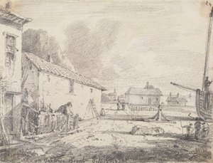 På Hastings Beach, 12. oktober 1820 af Capt. Thomas Hastings