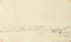 På Medina nær Cowes, Isle of Wight af Capt. Thomas Hastings