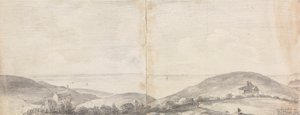 På vejen til fiskedammene nær Hastings, april 1820 af Capt. Thomas Hastings