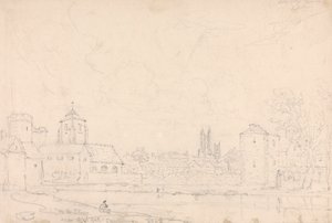 På Stour nær West Gate, Canterbury af Capt. Thomas Hastings