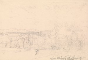 River Medina fra Whippingham nær East Cowes af Capt. Thomas Hastings