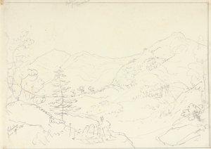 Skiddaw fra Borrowdale, lørdag den 27. juni, 1835 af Capt. Thomas Hastings