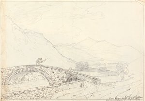 The Bowder Stone, Jaws of Borrowdale, lørdag den 27. juni 1835 af Capt. Thomas Hastings