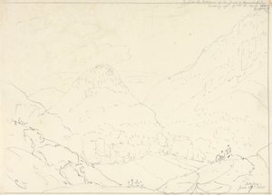 The Jaws of Borrowdale, lørdag den 27. juni 1835 af Capt. Thomas Hastings