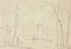 West Cowes, fra øst af Capt. Thomas Hastings