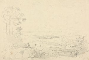Inden for murene af Carisbrooke Castle, Isle of Wight, juni 1829 af Capt. Thomas Hastings