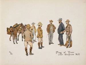 Flag of Truce after Surprise Hill, fra The Leaguer of Ladysmith, 1900