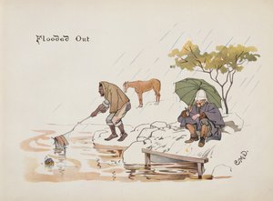 Flooded Out, fra The Leaguer of Ladysmith, 1900
