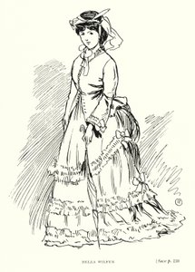 Dickens karakter: Bella Wilfer (litho)