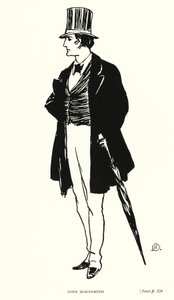 Dickens karakter: John Rokesmith (litho)
