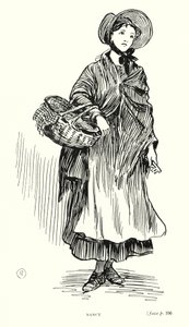 Dickens karakter: Nancy (litho)