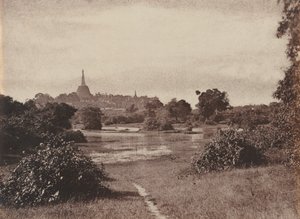 Rangoon. Udsigt nær søen, 1855.