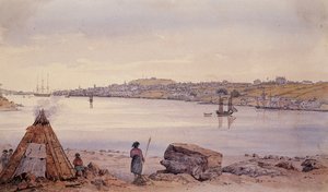 Udsigt i Nova Scotia af Captain Seymour