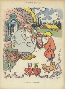 Præsident Loubets besøg i Rusland, illustration til Le Rire