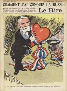 Præsident Loubets besøg i Rusland, illustration til Le Rire