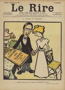 Ægteskabetsaften, Illustration til Le Rire