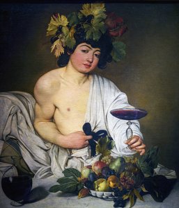 Italiensk: Bacco Bacchus af Caravaggio