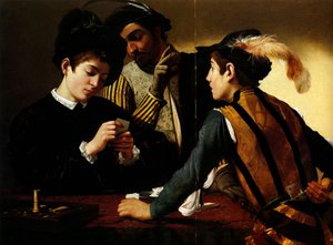 Kortskarperne af Michelangelo Merisi Caravaggio
