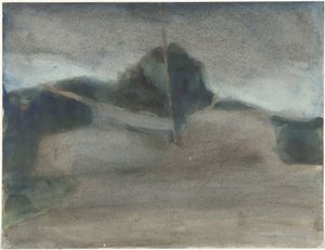 Landskab af Carel Adolph Lion Cachet