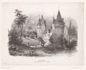 Kasteel Pictura (serietitel på objekt) af Carel Christiaan Antony Last