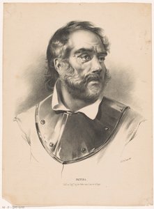 Mand med jernringkrave Pictura (serietitel på objekt) af Carel Christiaan Antony Last