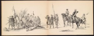 Masquerade of the Leiden Students, 1850 (Tavle 12) Intogt af Frederik Hendrik i 