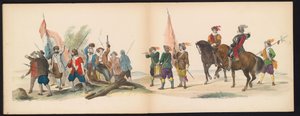 Masquerade of the Leiden Students, 1850 (Tavle 12) Intogt af Frederik Hendrik i 