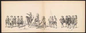 Masquerade of the Leiden Students, 1850 (plade 2) Intogt af Frederik Hendrik i 