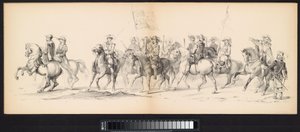 Masquerade of the Leiden Students, 1850 (Tavle 4) Intogt af Frederik Hendrik i 