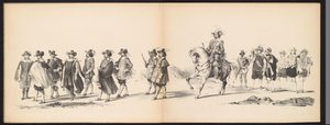 Masquerade of the Leiden Students, 1850 (plade 6) Intogt af Frederik Hendrik i 