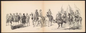 Masquerade of the Leiden Students, 1850 (plade 9) Intogt af Frederik Hendrik i 