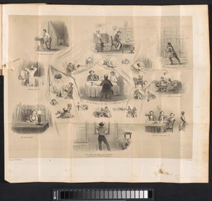 Tegnefilm i Leiden studenteralmanak, 1853 af Carel Christiaan Antony Last