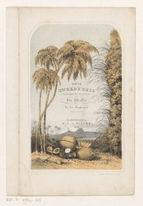 Tropisk landskab Titelside for: Ida Pfeiffer, My Second Voyage Around the World, 1856