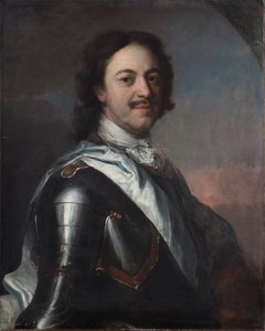 Livsportræt af kejser Peter I den Store 1672-1725