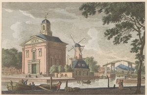 Engelsk kirke i Rotterdam, ca. 1790 Den engelske episkopale kirke i Rotterdam / L