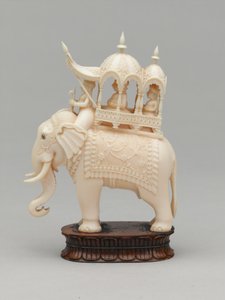 Sort konge, skakbrik, Indien, 1820 ca af Carel Jacobus Behr