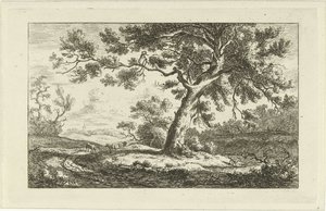 hvilende hyrde Landskaber (a-f) (serietitel) af Carel Lodewijk Hansen
