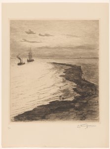 Havneindgang af Carel Nicolaas Storm van 