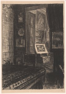 Interiør af en stue af Carel Nicolaas Storm van 