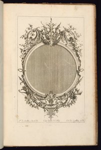 Ramme med to blade af blade, tredje ramme af Carl Albert von Lespilliez