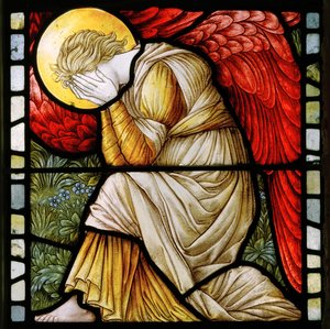 Betws Bledrws, St Bledrws, Shrigley & Hunt (1873-1982), Carl Almquist, Weeping Angel, 1886