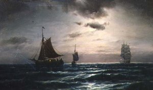 Forsendelse i månebelyst farvand af Carl Bille