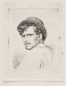 Hoved af en Italiener af Carl Bloch