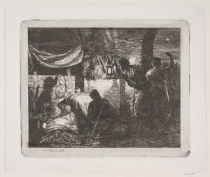 Hyrdernes tilbedelse af Carl Bloch