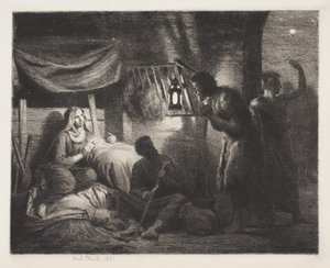 Hyrdernes tilbedelse af Carl Bloch