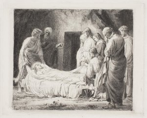 Kristi Gravlæggelse af Carl Bloch
