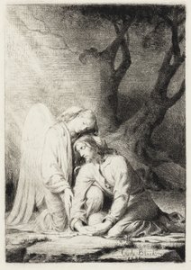 Kristus i Getsemane af Carl Bloch
