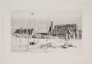 Parti i Hornbæk. Søndag formiddag af Carl Bloch
